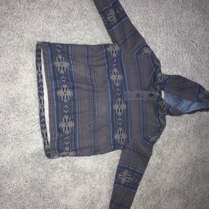Half button up medium weight hoodie
